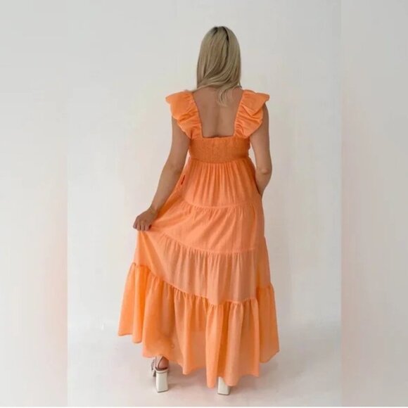 Grey Bandit Getaway Dress in Orange - Picture 3 of 16